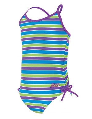 Zoggs Bliss Stripe Paddle Back Swimsuit (1-6yrs)